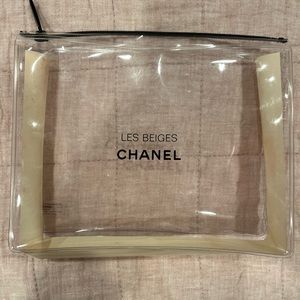 Chanel Clear Cosmetic Bag